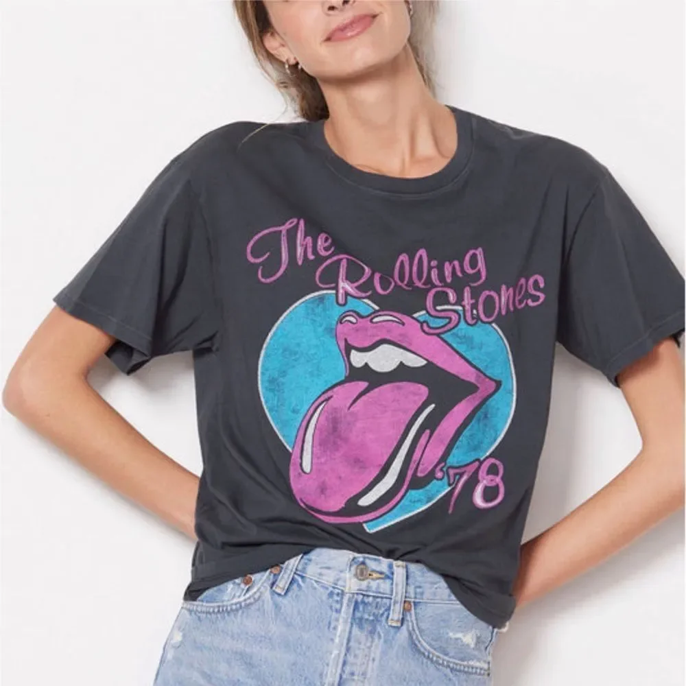 Daydreamer The Rolling Stones 1978 Ticket Boyfriend Tee